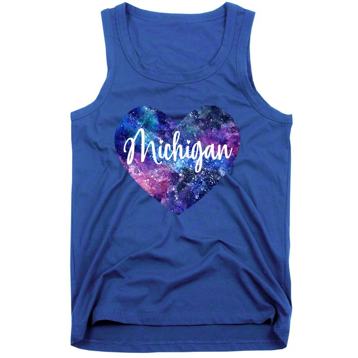 I Love Michigan Usa Great Gift Tank Top