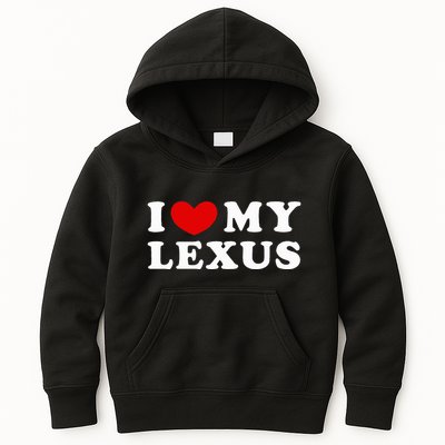I Love My Lexus I Heart My Lexus Kids Hoodie