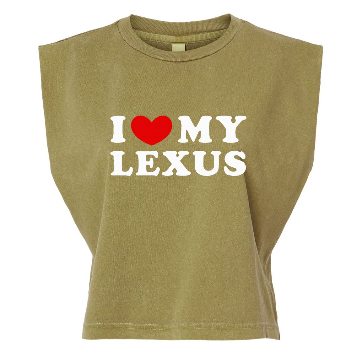 I Love My Lexus I Heart My Lexus Garment-Dyed Women's Muscle Tee