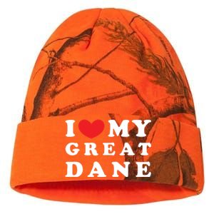 I Love My Great Dane I Heart My Great Dane Kati Licensed 12" Camo Beanie