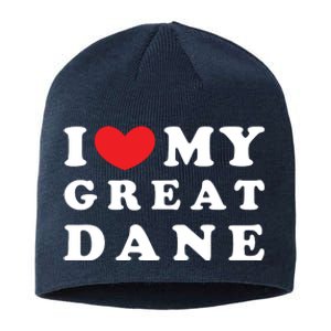 I Love My Great Dane I Heart My Great Dane Sustainable Beanie