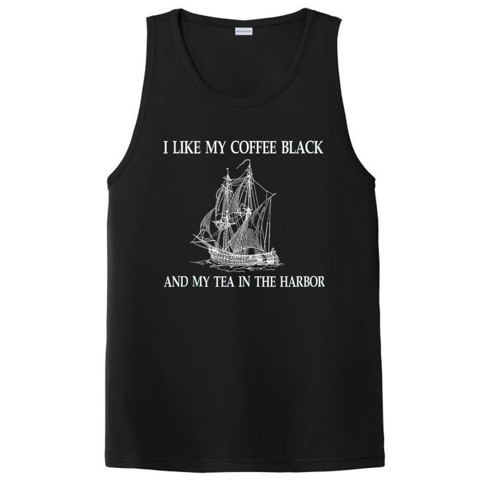 I Like My Coffee Black And Tea In The Harbor PosiCharge Competitor Tank