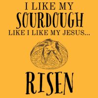 I Like My Sourdough Like I Like My Jesus Risen Bread Baker Pom Pom 12in Knit Beanie