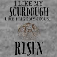 I Like My Sourdough Like I Like My Jesus Risen Bread Baker Hooded Wearable Blanket