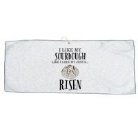 I Like My Sourdough Like I Like My Jesus Risen Bread Baker Large Microfiber Waffle Golf Towel