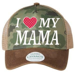 I Love My Mama Beautiful Family Personalized Mom Great Gift Legacy Tie Dye Trucker Hat