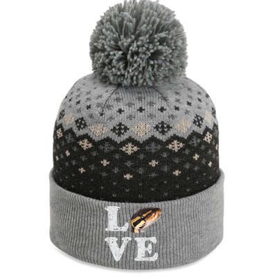 I Love My Ball Python | Pet Snake Lovers Gift The Baniff Cuffed Pom Beanie