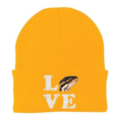 I Love My Ball Python | Pet Snake Lovers Gift Knit Cap Winter Beanie