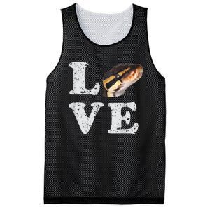 I Love My Ball Python | Pet Snake Lovers Gift Mesh Reversible Basketball Jersey Tank