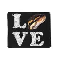 I Love My Ball Python | Pet Snake Lovers Gift Mousepad