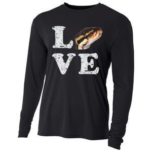 I Love My Ball Python | Pet Snake Lovers Gift Cooling Performance Long Sleeve Crew