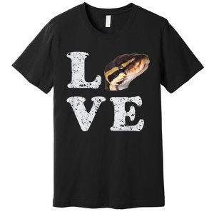 I Love My Ball Python | Pet Snake Lovers Gift Premium T-Shirt