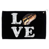 I Love My Ball Python | Pet Snake Lovers Gift Grommeted Golf Towel