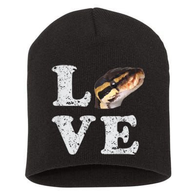 I Love My Ball Python | Pet Snake Lovers Gift Short Acrylic Beanie