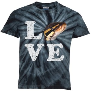 I Love My Ball Python | Pet Snake Lovers Gift Kids Tie-Dye T-Shirt