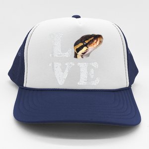 I Love My Ball Python | Pet Snake Lovers Gift Trucker Hat