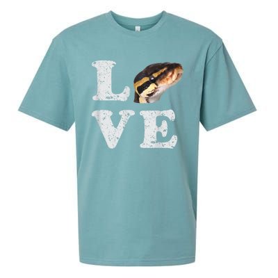 I Love My Ball Python | Pet Snake Lovers Gift Sueded Cloud Jersey T-Shirt