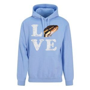 I Love My Ball Python | Pet Snake Lovers Gift Unisex Surf Hoodie