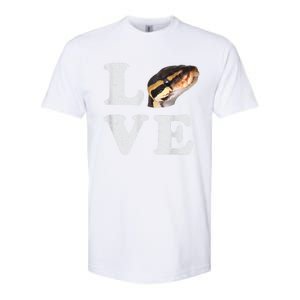 I Love My Ball Python | Pet Snake Lovers Gift Softstyle CVC T-Shirt