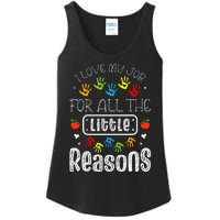 I Love My Job For All The Little Reasons Daycare Teacher Ladies Essential Tank