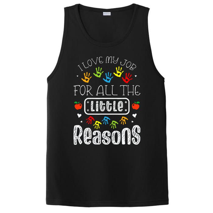 I Love My Job For All The Little Reasons Daycare Teacher PosiCharge Competitor Tank