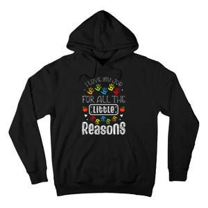 I Love My Job For All The Little Reasons Daycare Teacher Tall Hoodie