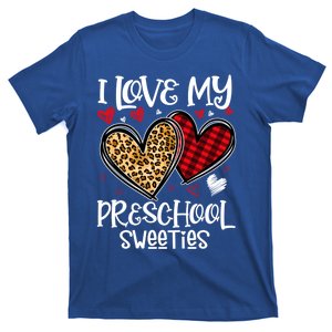 I Love My Preschool Sweeties Valentines Day Teachers Gift T-Shirt