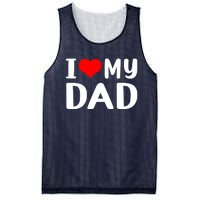 I Love My Dad Mesh Reversible Basketball Jersey Tank