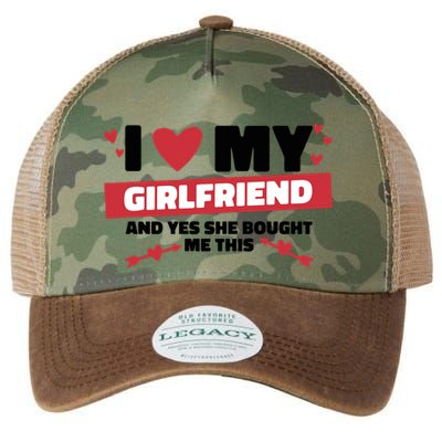 I Love My Girlfriend And Yes She Bought Me This Legacy Tie Dye Trucker Hat