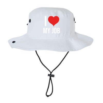 I Love My Job Funny Gift Legacy Cool Fit Booney Bucket Hat