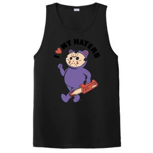 I Love My Haters Teddy Bear PosiCharge Competitor Tank