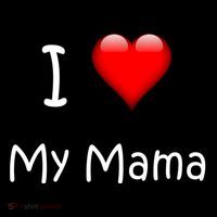 I Love My Mama Gift For Mommies Mamas And Mothers Day Gift Flatbill Hat
