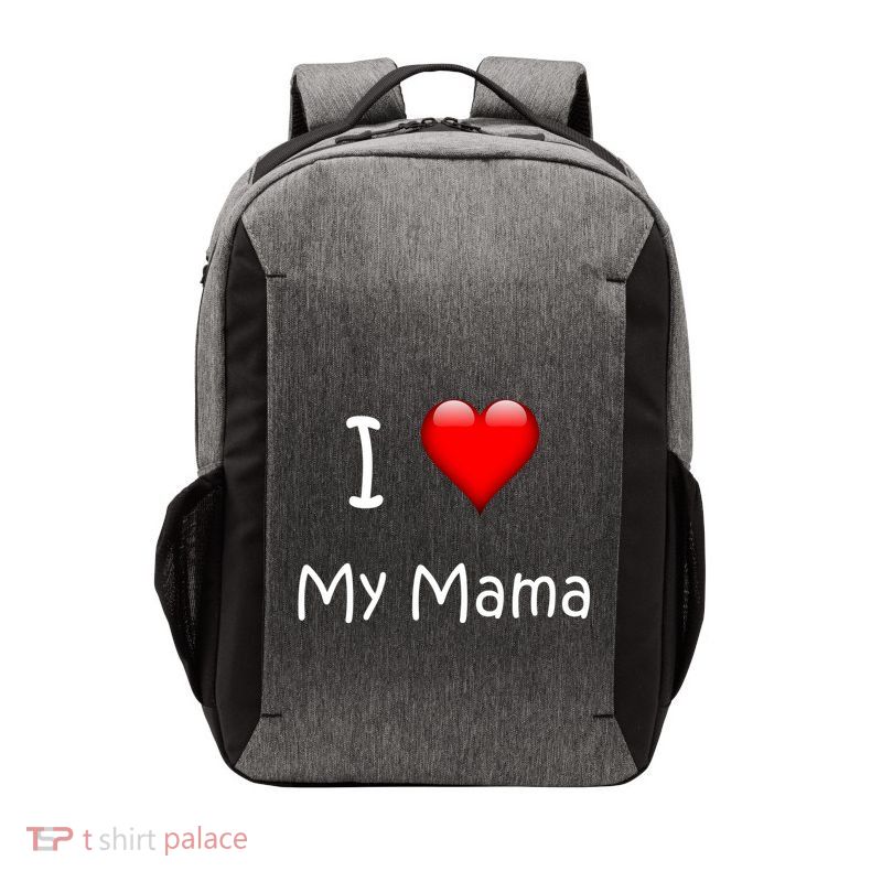 I Love My Mama Gift For Mommies Mamas And Mothers Day Gift Vector Backpack