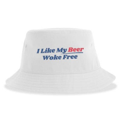 I Like My Beer Woke Free Sustainable Bucket Hat