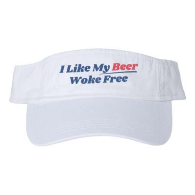 I Like My Beer Woke Free Valucap Bio-Washed Visor