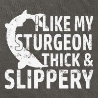 I Like My Sturgeon Thick And Slippery Fishing Cotton Canvas Backpack