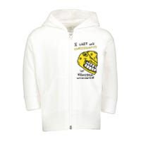 I Lost My Cheeseginity In Kenosha Wisconsin Toddler Zip Fleece Hoodie