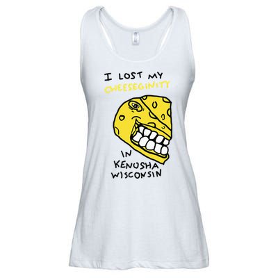 I Lost My Cheeseginity In Kenosha Wisconsin Ladies Essential Flowy Tank