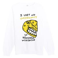 I Lost My Cheeseginity In Kenosha Wisconsin Premium Crewneck Sweatshirt