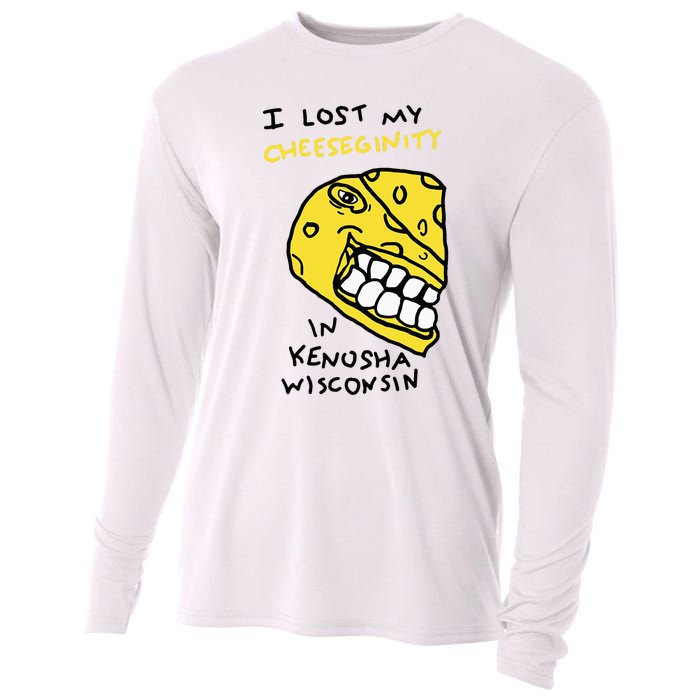 I Lost My Cheeseginity In Kenosha Wisconsin Cooling Performance Long Sleeve Crew