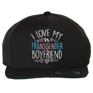 I Love My Transg Boyfriend Transsexual Transg Lgbt Women Wool Snapback Cap