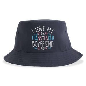 I Love My Transg Boyfriend Transsexual Transg Lgbt Women Sustainable Bucket Hat