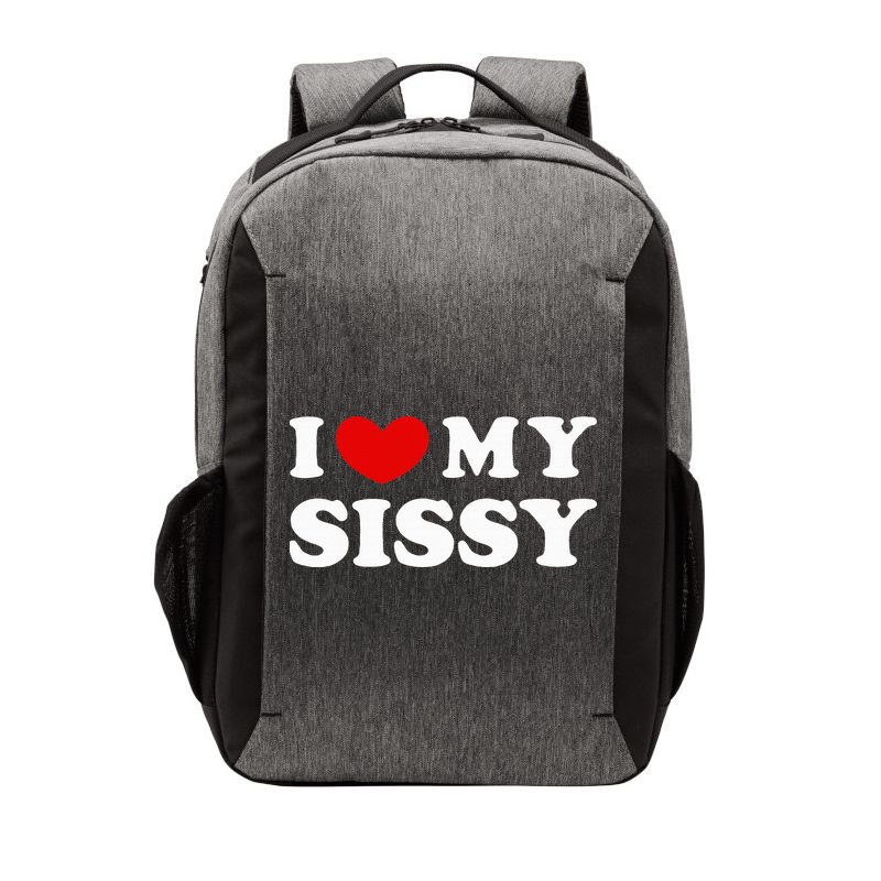 I Love My Sissy I Heart My Sister Vector Backpack