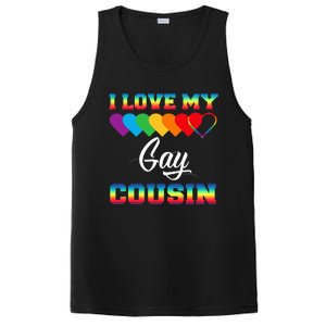 I Love My Gay Cousin Rainbow LGBT Pride Month Proud Cousin PosiCharge Competitor Tank