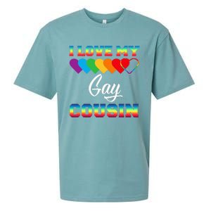 I Love My Gay Cousin Rainbow LGBT Pride Month Proud Cousin Sueded Cloud Jersey T-Shirt