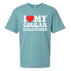 I Love My Cougar Girlfriend I Heart My Cougar Girlfriend GF Sueded Cloud Jersey T-Shirt