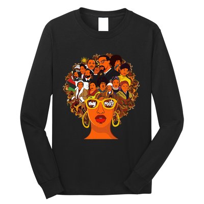 I Love My Roots Back Powerful Black History Month Dna Pride Long Sleeve Shirt