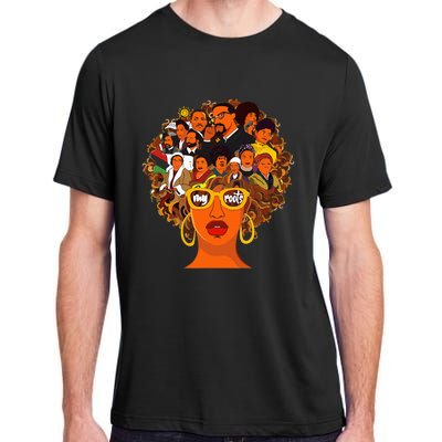 I Love My Roots Back Powerful Black History Month Dna Pride Adult ChromaSoft Performance T-Shirt