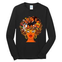 I Love My Roots Back Powerful Black History Month Dna Pride Tall Long Sleeve T-Shirt