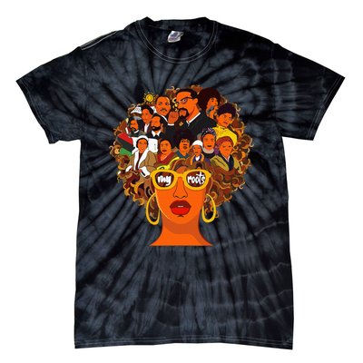 I Love My Roots Back Powerful Black History Month Dna Pride Tie-Dye T-Shirt